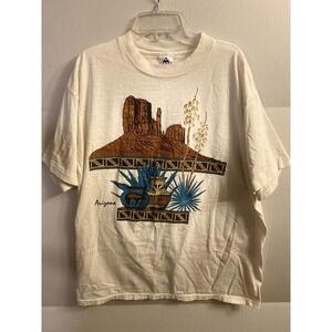 Vintage 80s 90s HL Miller Total Tee Mens T-Shirt Size L Made In USA Arizona